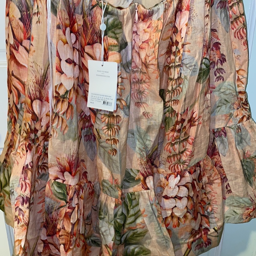 Brand New Zimmermann Backless Dress Size 3 (8-10 US) - Picture 7 of 9